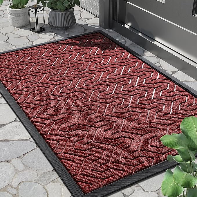 Yimobra Large Door Mat Outside Entrance 36x24, Waterproof Heavy Duty Outdoor by Yimobra