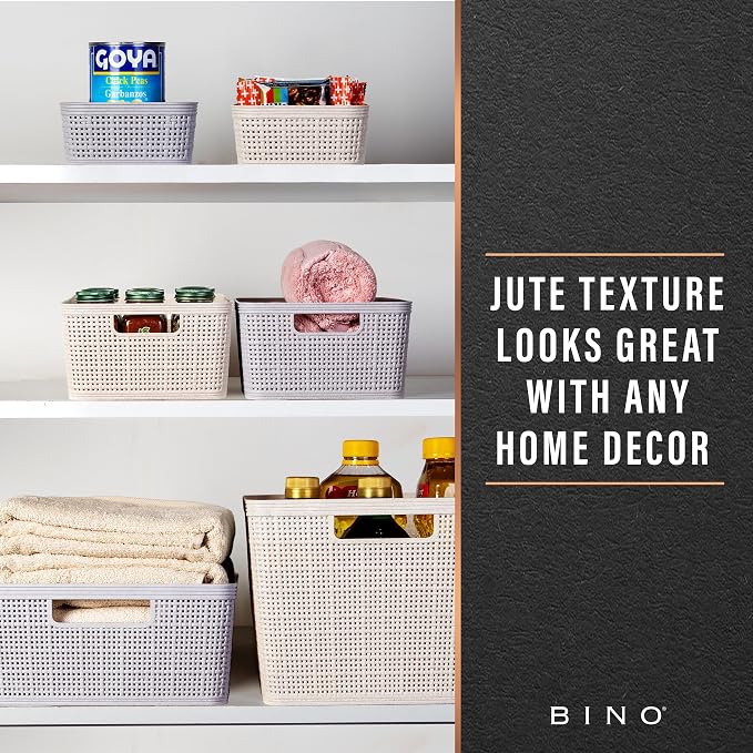 BINO | Woven Plastic Basket | XS, Space - Image 6