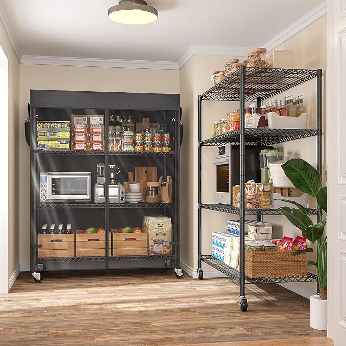 REIBII 4-Tier Storage Shelves Wire Shelving Unit - Image 2