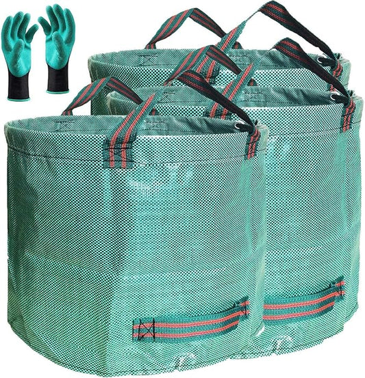 Professional 3-Pack 137 Gallon Lawn Garden Bags Big Yard Waste Bags by TespherCreationsforYardWorkLawnsCarePatioGardeningOutdoorCampingandRVTrips