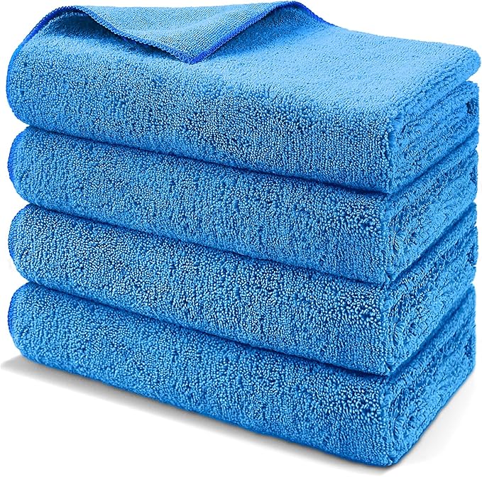 HOMEXCEL Professional Large Microfiber Car Drying Towels 2 Pack, Lint Free by HOMEXCEL