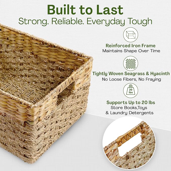Large Wicker Storage Basket - Image 4