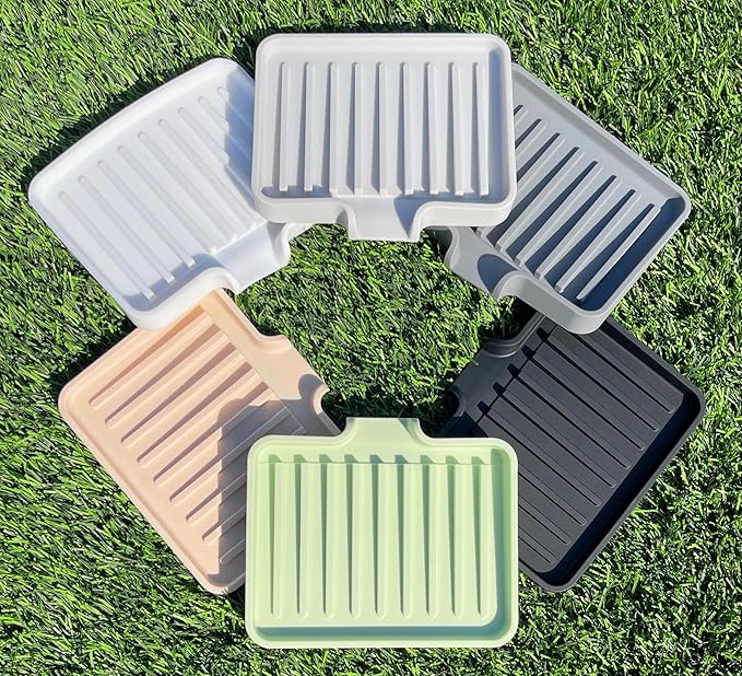 Happitasa Silicone Soap Dish Tray and Sponge Holder - Image 6