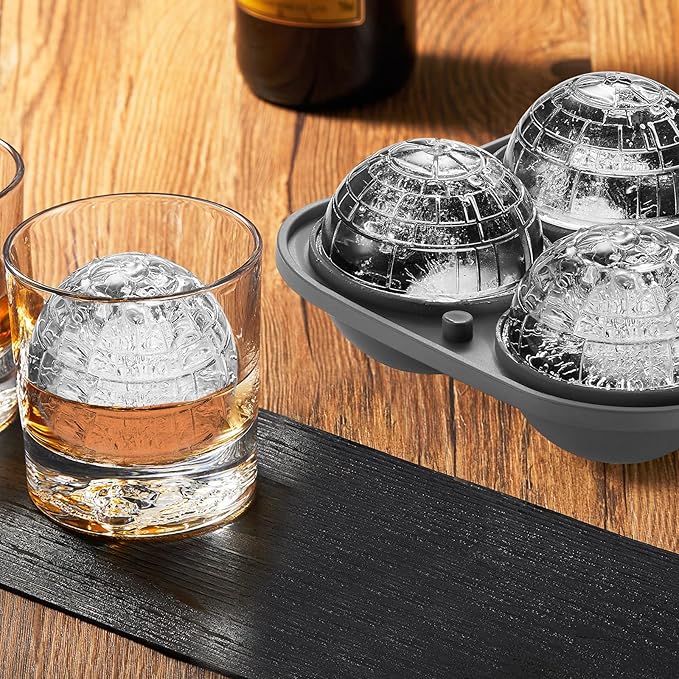Nax Caki 3D Sphere Ice Cube Molds, Large Silicone Fun Shapes Gifts - Image 2