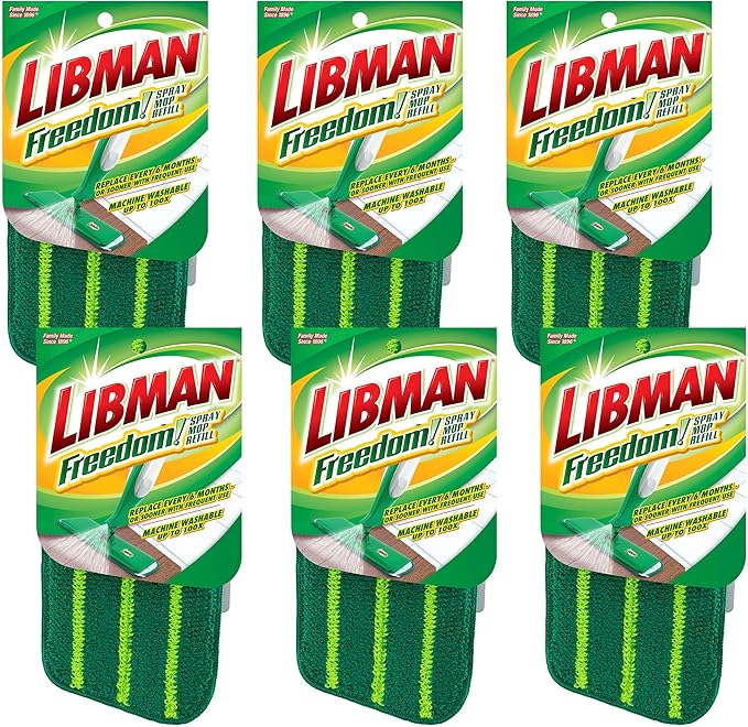 Libman Freedom Spray Mop Refill | Microfiber | Household Essentials | Hardwood by TheLibmanCompany