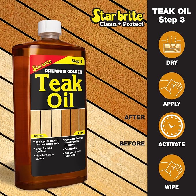 STAR BRITE Teak Care 3 Step Kit - Image 6