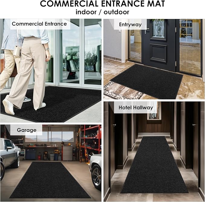 2′ x 64′ Front Door Mat Indoor Outdoor Entrance, Commercial Floor Mat Heavy - Image 8
