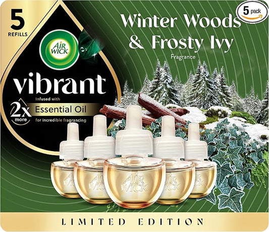 Air Wick Plug In Advanced Scented Oil, Winter Woods + Frosted Ivy, Air by AirWick