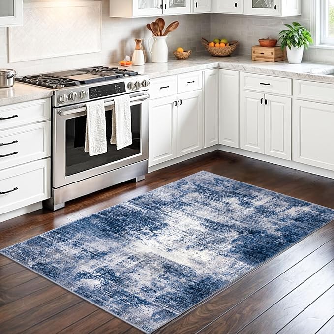 IOHOUZE Abstract Area Rug 3x5 Ft Washable Rugs - Image 2