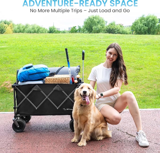 36" Collapsible Wagon Cart - Image 7
