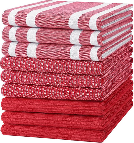 Homaxy Premium Kitchen Towels, Large Cotton 380 GSM Kitchen Hand Towels by Homaxy
