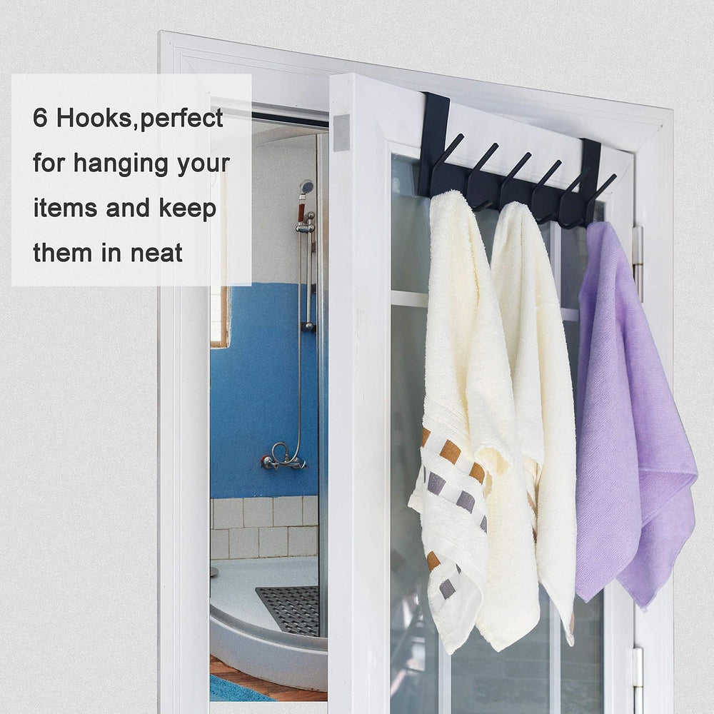 WEBI Over The Door Hooks for Clothes:Door Hanger,Over The Door Towel Rack,Doo...