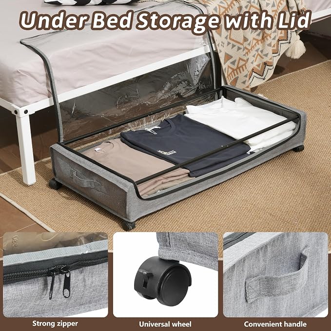 UnderBed Storage Containers, UnderBed Shoe Storage - Image 4