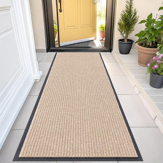 OLANLY Front Door Mat Indoor Outdoor Entrance, Waterproof Heavy Duty Doormat by OLANLY