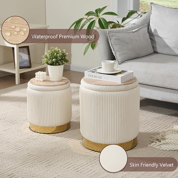 Royal Windsor Round Ottoman - Image 6
