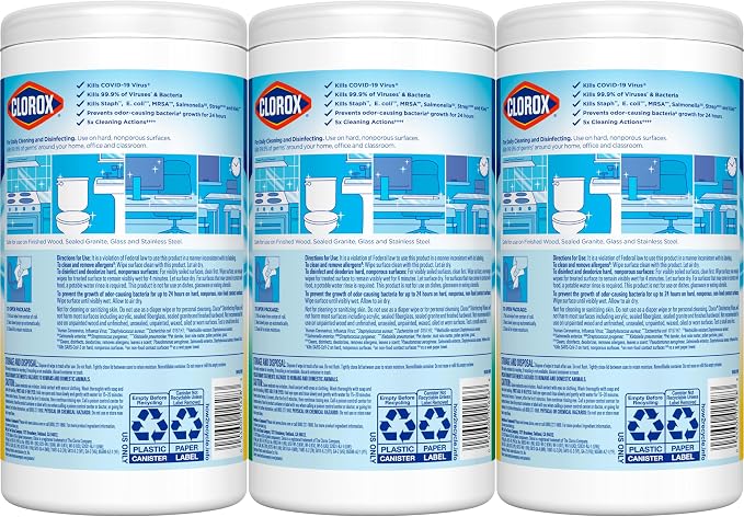 Clorox Disinfecting Wipes Value Pack, Household Essentials - Image 10
