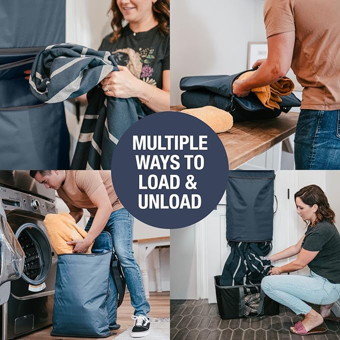 CleverMade Convertible Laundry Hamper Bag - Image 4