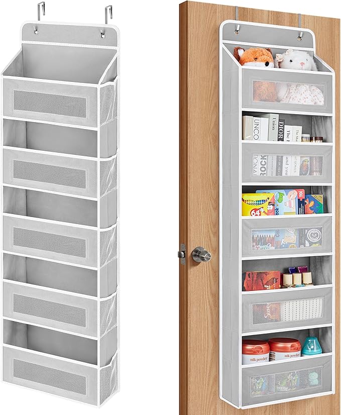 JARLINK Over The Door Organizer, 5 Shelf Door Hanging Organizer by JARLINK