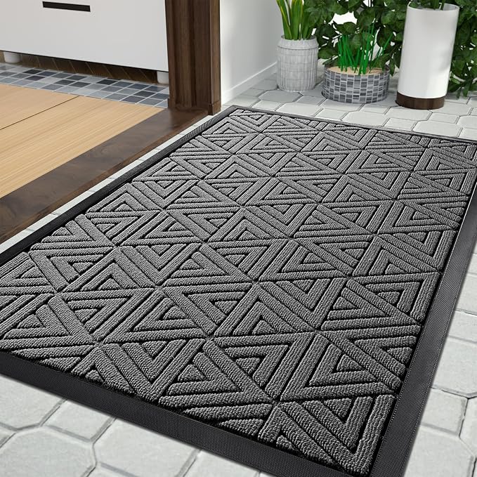 Yimobra Large Door Mat 36x24, All-Weather Waterproof Non-Slip Welcome Matt by Yimobra
