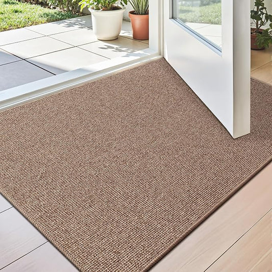 LUMI Indoor Door Mat 24"x36", Ultra Thin Low Profile Non-Slip Doormat by LUMI