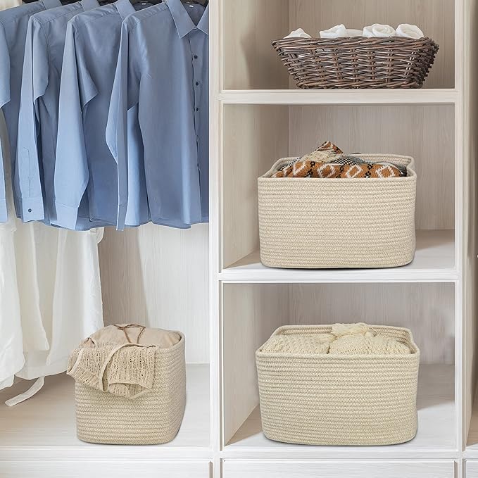 Rope storage Basket Bins Woven Basket - Image 4