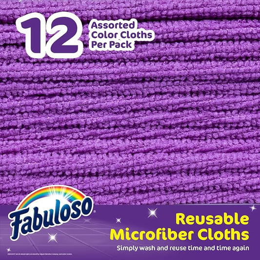 Fabuloso Microfiber Cleaning Cloths, Scratch-Free Cleaning Cloths - Image 2