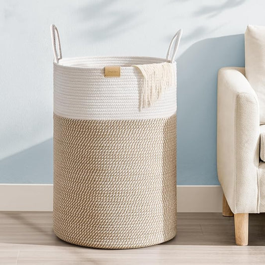 Laundry Hamper 75L, Large Laundry Basket by Nunsino