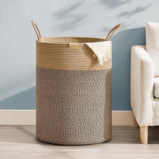 Laundry Hamper 95L, Large Laundry Basket by Nunsino