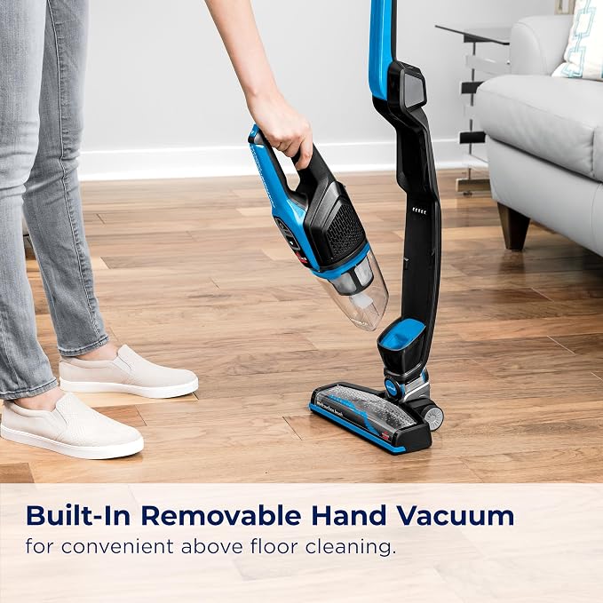 Bissell, 3061 Featherweight Cordless Stick Vacuum, Self-Standing, Electric Blue - Image 4