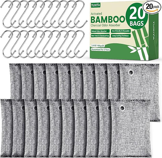 20Pack Activated Charcoal Odor Absorber, Odor Eliminator by Unknown