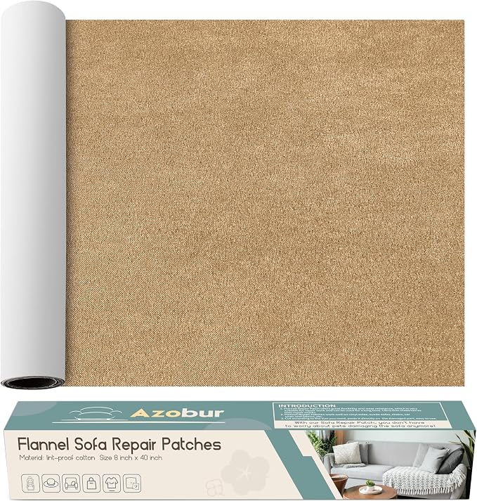 Velvet Repair Patch, Self-Adhesive Flannel Fabric Patch, Microfiber Patch，Can by Azobur