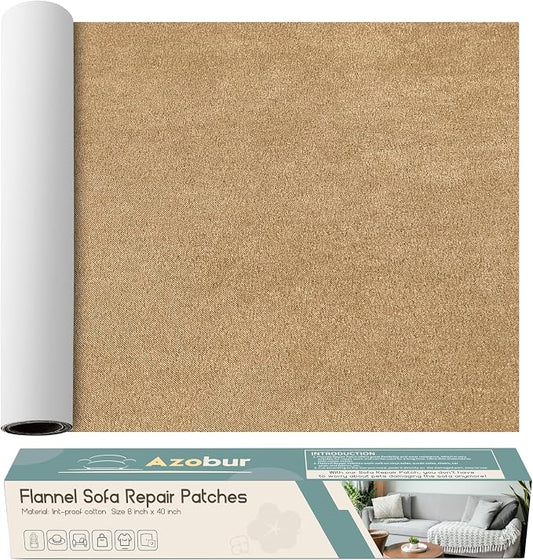 Velvet Repair Patch, Self-Adhesive Flannel Fabric Patch, Microfiber Patch，Can by Azobur