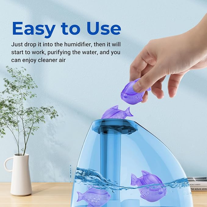 Funmit 6 Pack Universal Humidifier Cleaner Fish Compatible - Image 9