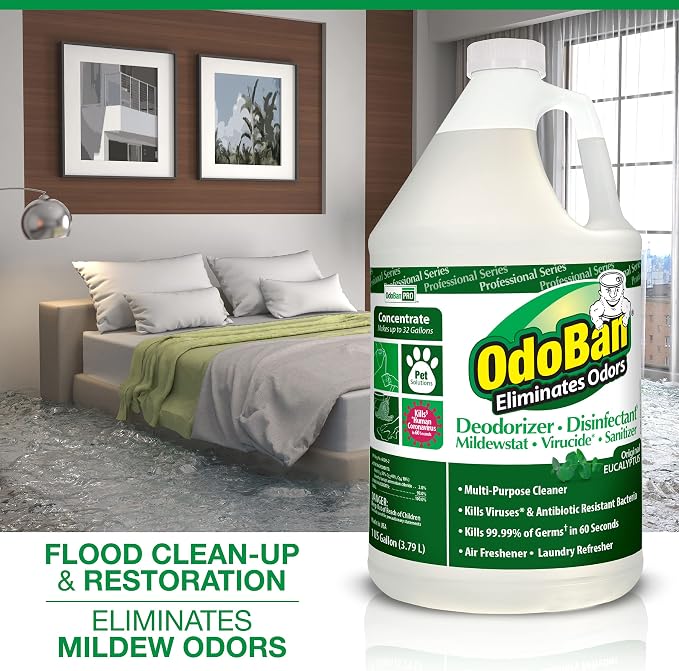 OdoBan Professional Disinfectant and Odor Eliminator Concentrate, 1 Gallon Each - Image 4