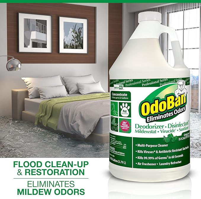 OdoBan Professional Disinfectant and Odor Eliminator Concentrate, 4 Gallons - Image 4