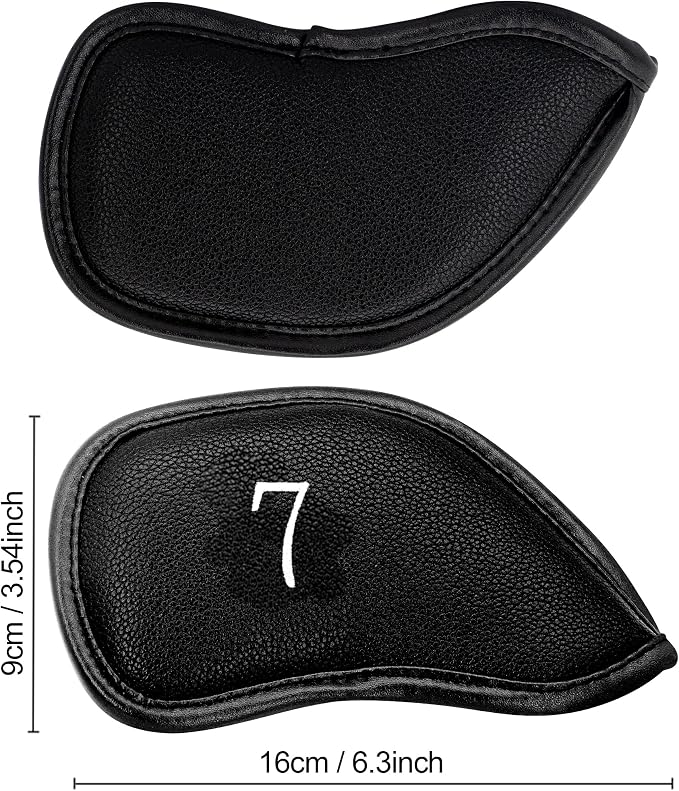 Golf 12pcs Thick Synthetic Leather Golf Iron Head Covers Set Headcover Fit All - Image 8