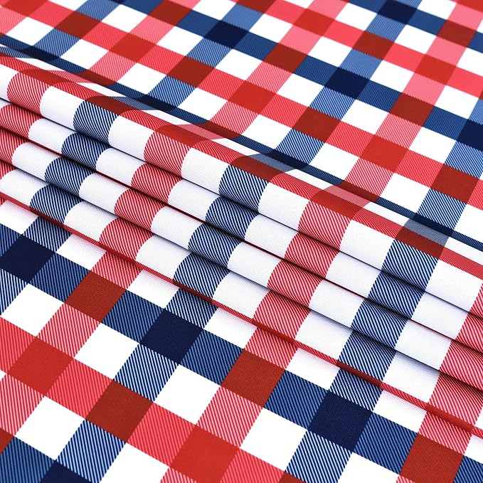 Classic Gingham Buffalo Tablecloth Fabric - Image 8