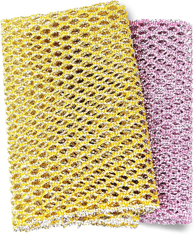 Heavy Duty Dish Scrubbers, Non-Scratch Scouring Pads by TheCrownChoice