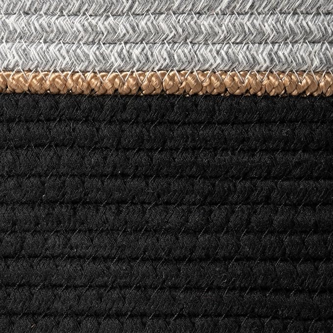 LA JOLIE MUSE Woven Basket Rope Storage Baskets - Image 6