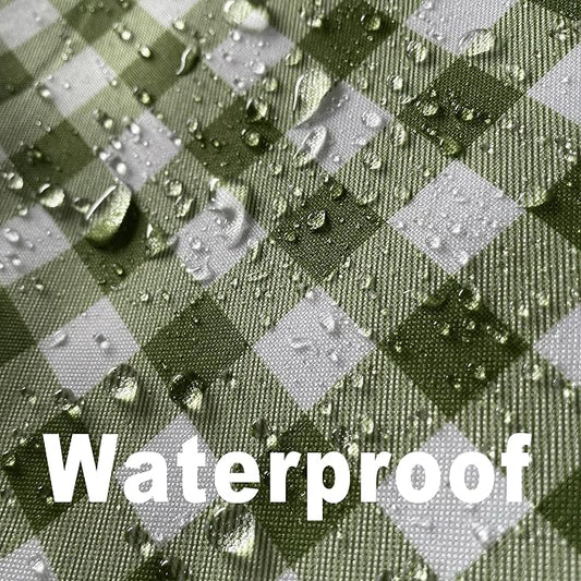 Classic Gingham Plaid Tablecloth Fabric - Image 2