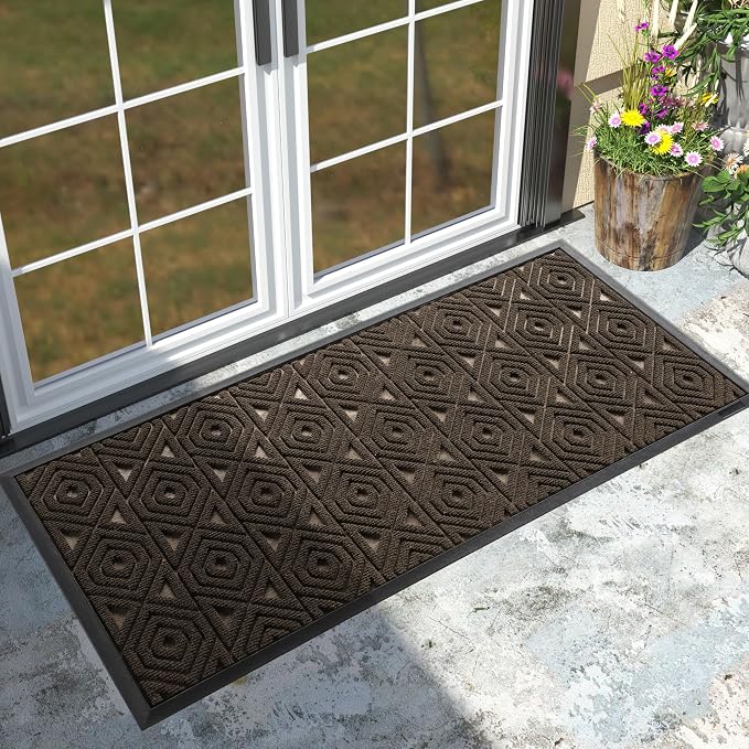 Yimobra Door Mat, Outdoor Indoor Entrance Welcome Mat, Heavy Entry Front Door - Image 8