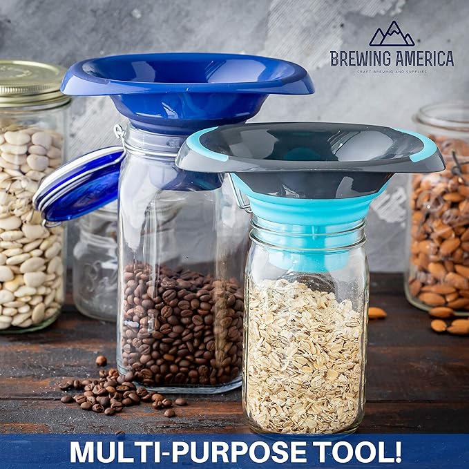 Kitchen Canning Funnel – Collapsible Silicone Food Funnel - Image 7