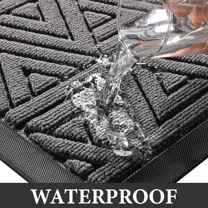 Yimobra Large Door Mat 47x32, All-Weather Waterproof Non-Slip Welcome Matt - Image 7