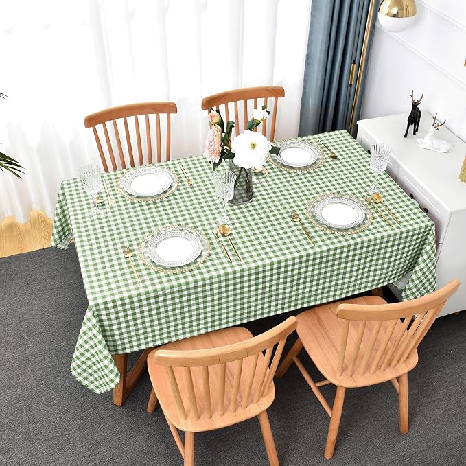 Classic Gingham Tablecloth Fabric - Image 4