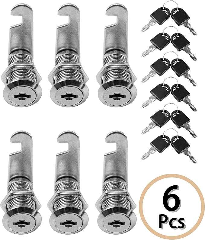 MoHern Cabinet Locks, Zinc Alloy Cam Lock - Image 4