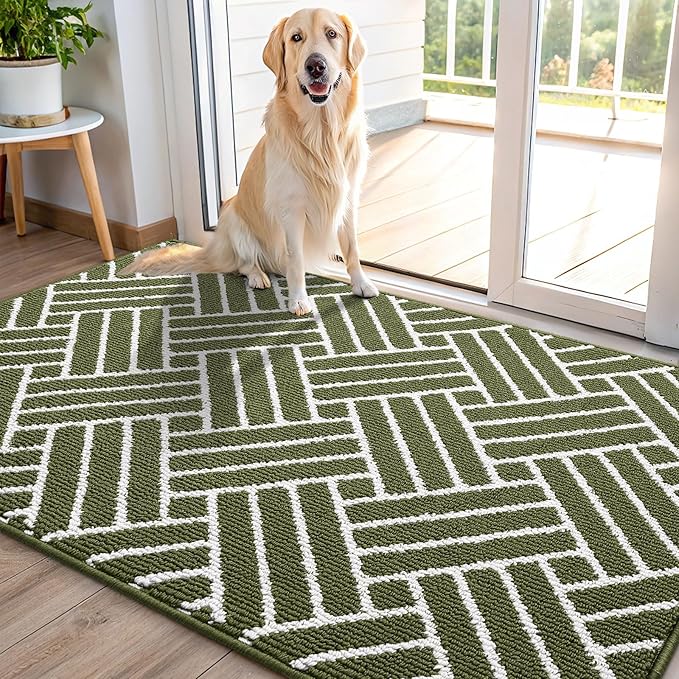 OLANLY Indoor Door Mat, 48x32 Inch, Dirt Resistant and Absorbent, Non-Slip by OLANLY