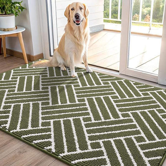 OLANLY Indoor Door Mat, 48x32 Inch, Dirt Resistant and Absorbent, Non-Slip by OLANLY