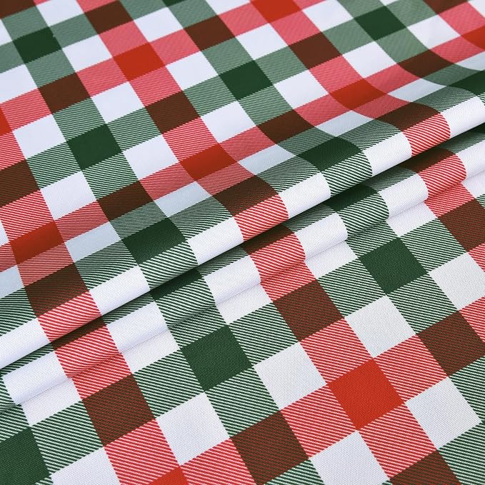 Waterproof Checkered Tablecloth Fabric - Image 8