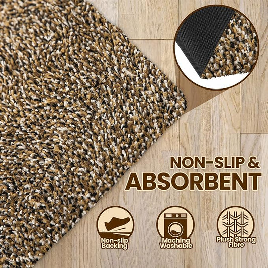 Premium Microfiber Indoor Door Mat – 20"x30" Washable Entry Mat, Waterproof - Image 2