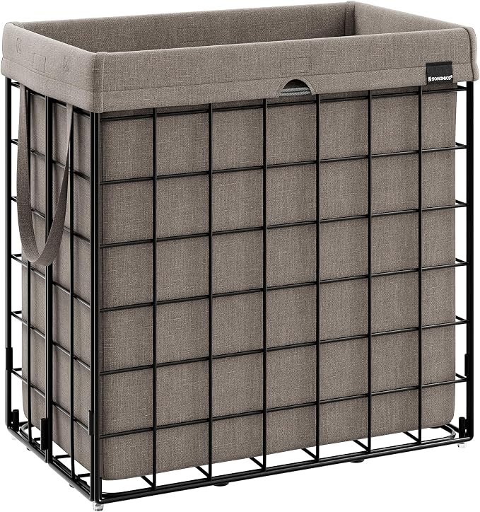 SONGMICS Laundry Hamper, 29 Gal. Laundry Basket, Collapsible Clothes Hamper by SONGMICSbySONGMICSHOME